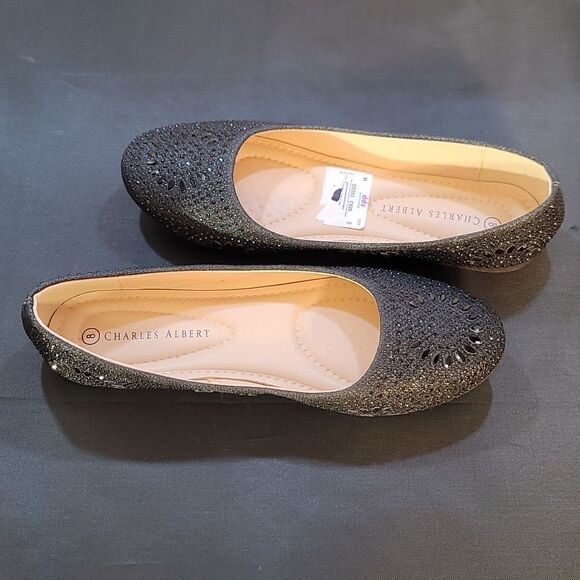 BRAND NEW CHARLES ALBERT DRESS SLIP-ON BALLERINA FLATS - Picture 7 of 15